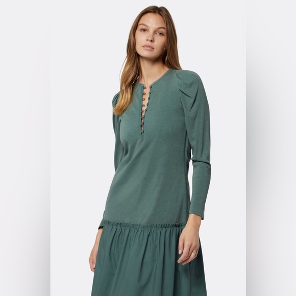 Soft Joie Nova Midi Dress, silver pine. Size M - Picture 5 of 10